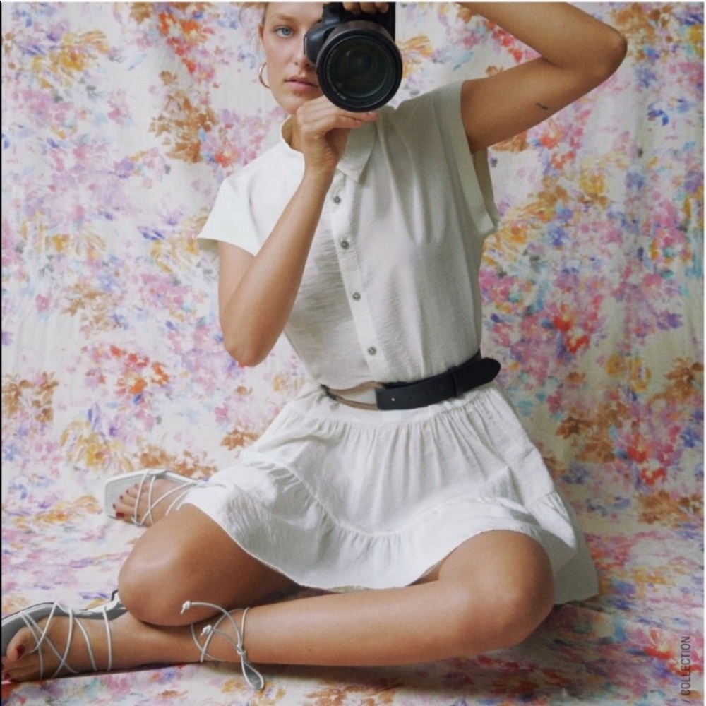 Zara Jewel Button Mini Dress